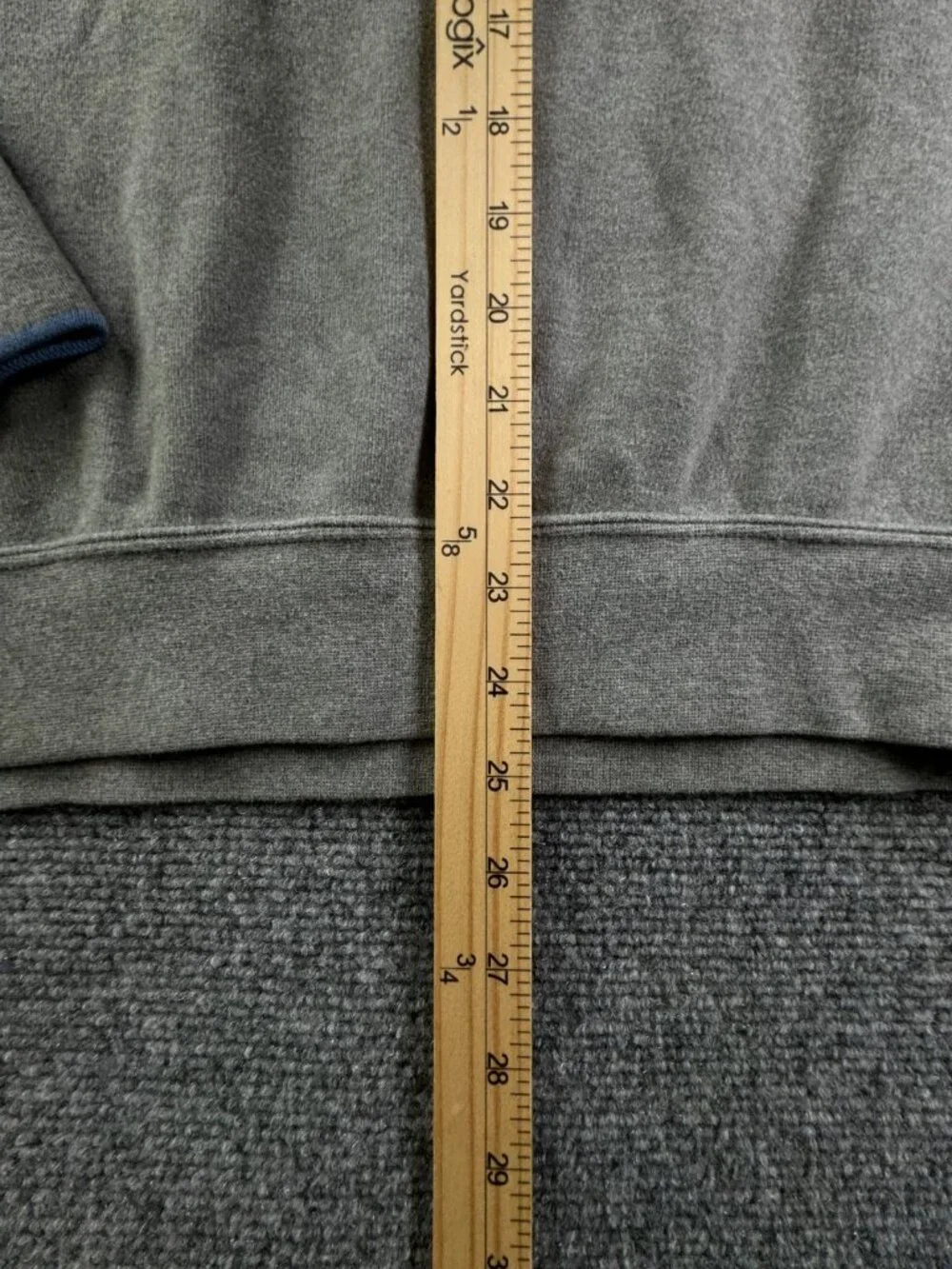 Peter Millar Cotton Gray 1/4 Zip Pullover Sweater Soft Long Sleeve Men Knit